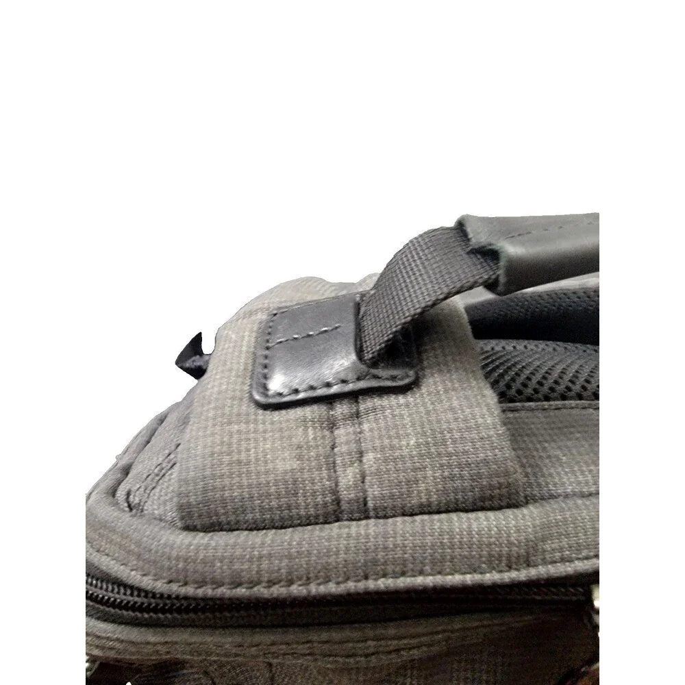 TUMI Alpha 17' Backpack - 263162hgy4 - Gray Nylon Leather Trim Laptop Travel Lux